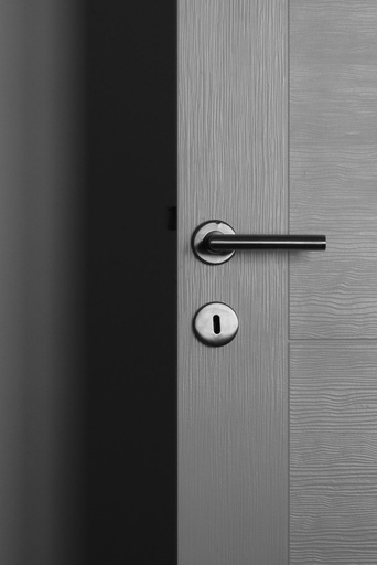 Poignée de fenêtre PVC blanche